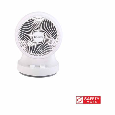 SOUNDTEOH 10 In Air Circulator Desk Fan -white ACF-2