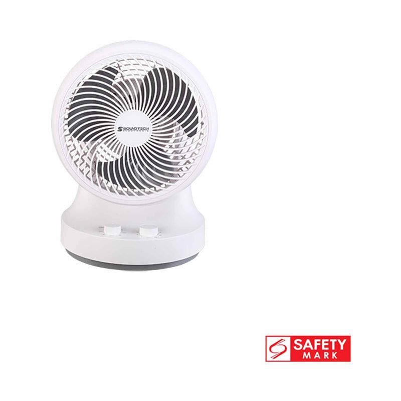 SOUNDTEOH 10 In Air Circulator Desk Fan -white ACF-2-image 1