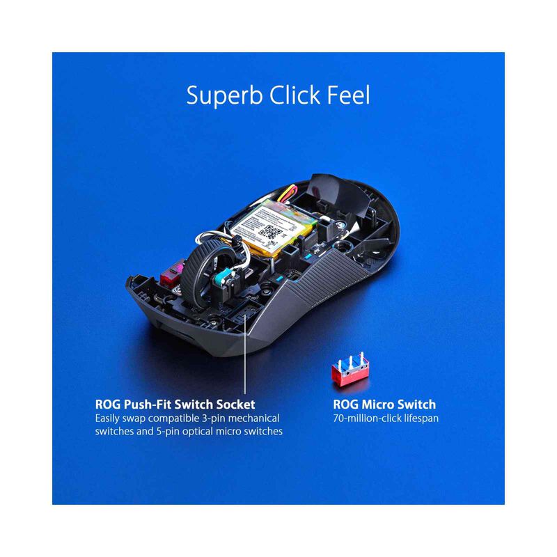 ASUS P711 Gladius Iii Wireless Aimpoint Gaming Mouse (black) ROG GLADIUS III WIRELESS AIMPOINT-image 4