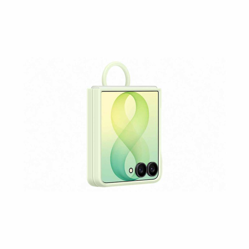 SAMSUNG Galaxy Z Flip8 Silicone Ring Magnet Case Mint EF-EF776CGEGWW-image 3