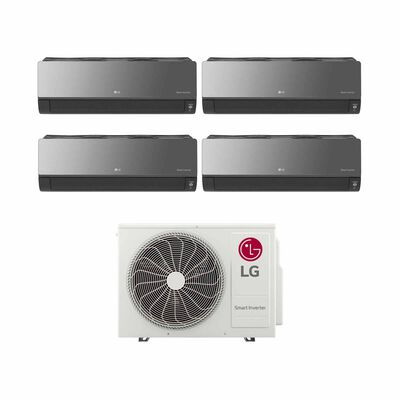 LG Lg 34k Condenser New Artcool System 4 (9000btu X 3, 20000btu X 1) Z4UQ34GFA1 + ZMNQ09GDJR0 X 3 /ZMNQ20GDKR0