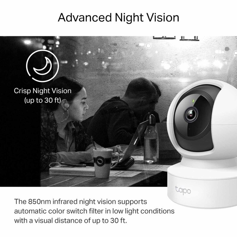 TP LINK Pan/tilt Home Security Wi-fi Camera TAPO C212-image 3