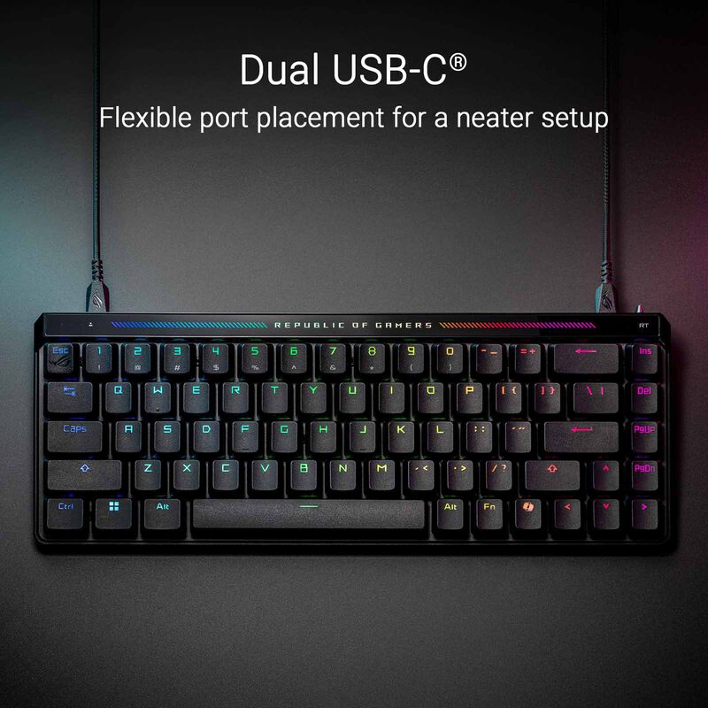 ASUS Asus Rog Falchion Ace Hfx Magnetic Switch Keyboard (black) M605 ROG FALCHION ACE HFX/HFX/US/PBT-image 11