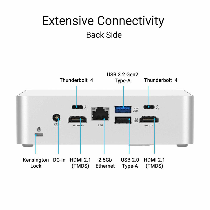 ASUS Nuc 15 Pro+ U9-285h 32gb 1tb Ssd Win 11 Pro Intel Arc Black RNUC15CRSU9084C3-image 7