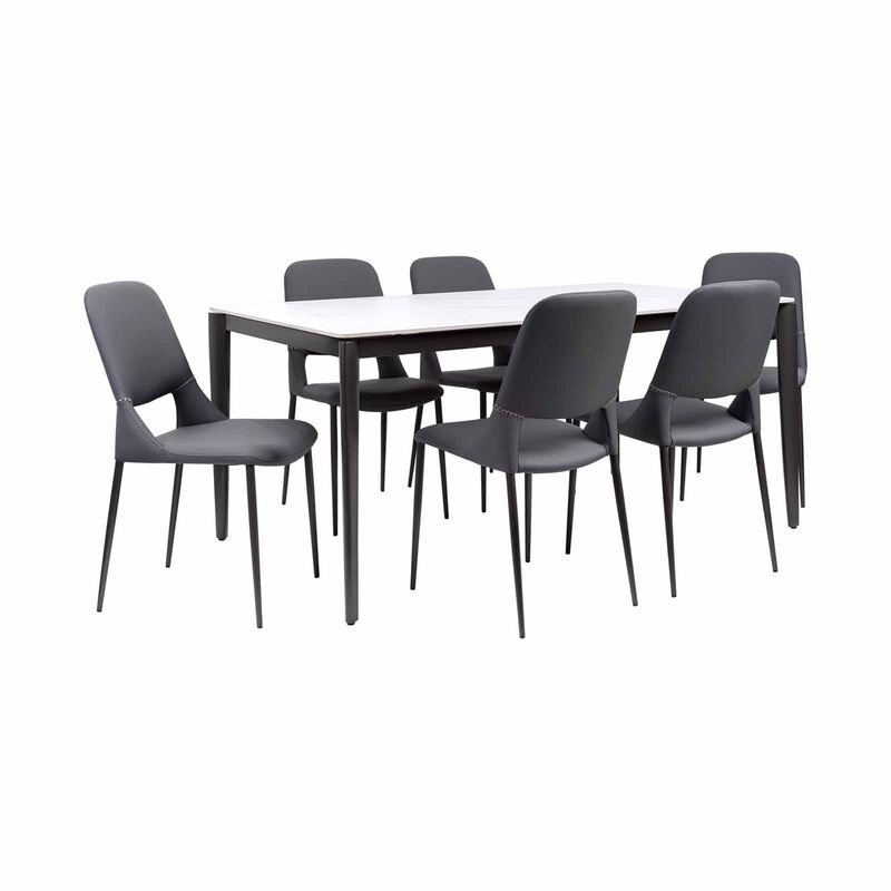 7 Piece Dining Set SEANA-image 4