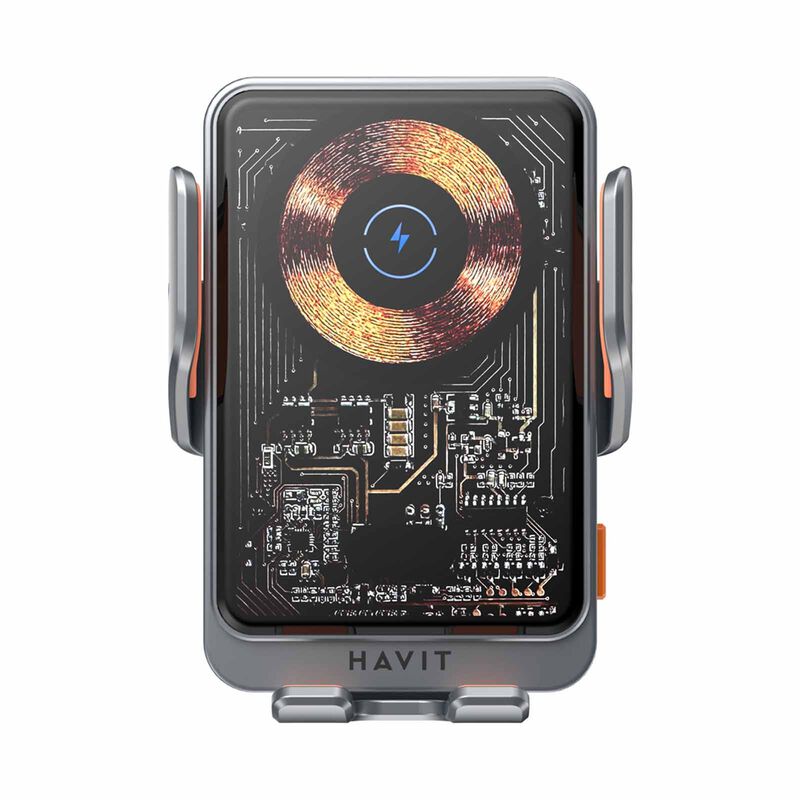 HAVIT 15w Fod Sensor Quick Charge 2 In 1 Wireless Charger Holder HVWLC-W3033-image 1