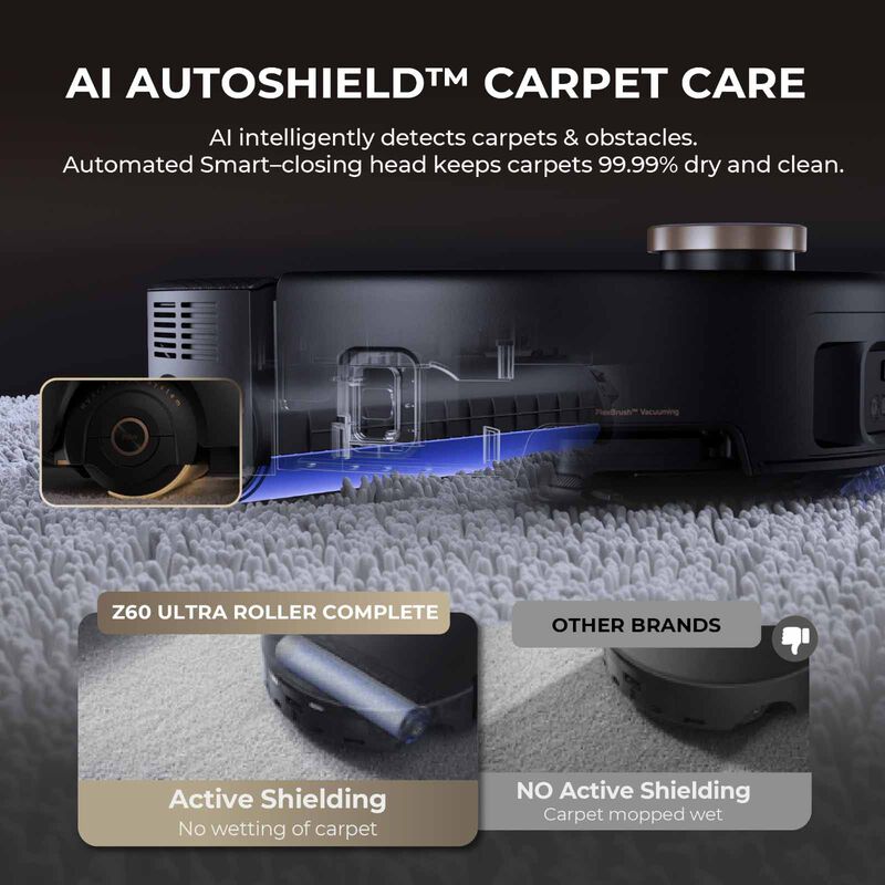 MOVA Z60 Ultra Roller Complete Robot Vacuum Cleaner MV-Z60ULRLCOM-BK-image 6