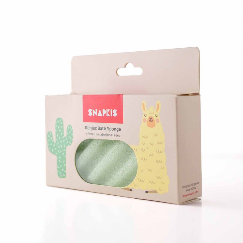 SNAPKIS Wavy KONJAC BATH SPONGE (L)-image 4