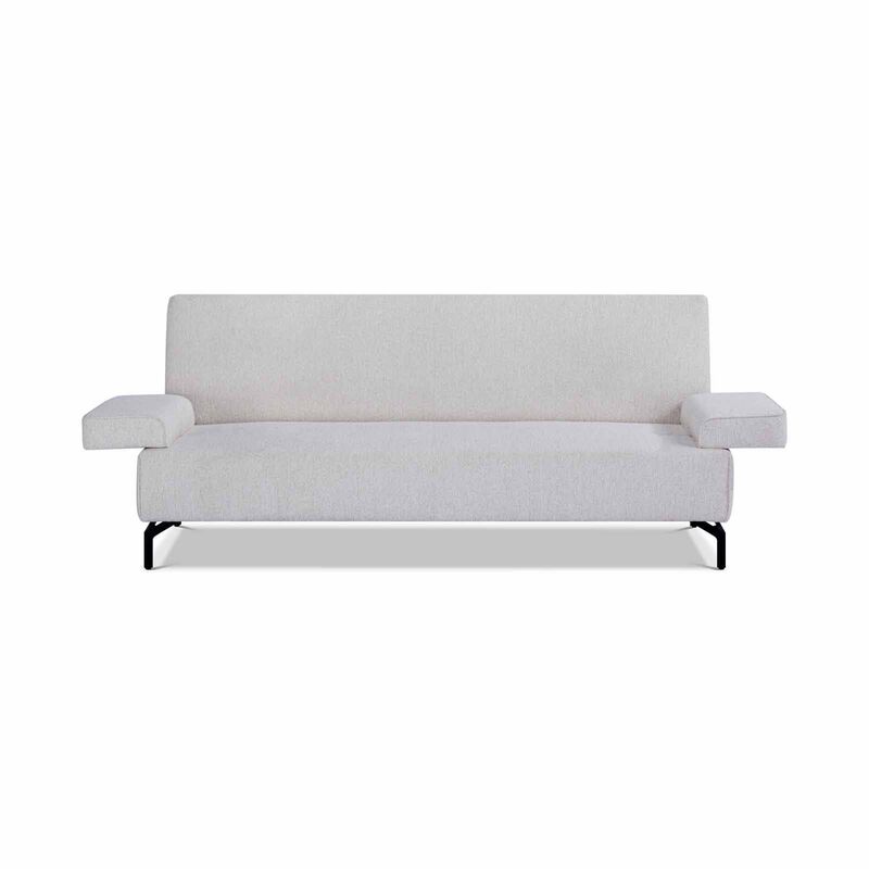 Sofa Bed Beige NEVIS-image 7