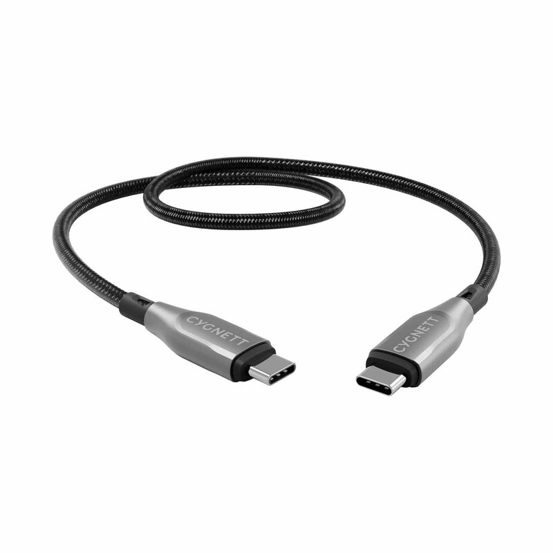 CYGNETT Armoured Usb-c To Usb-c (usb 2.0) Cable - Black 50cm CY4673PCTYC-image 2
