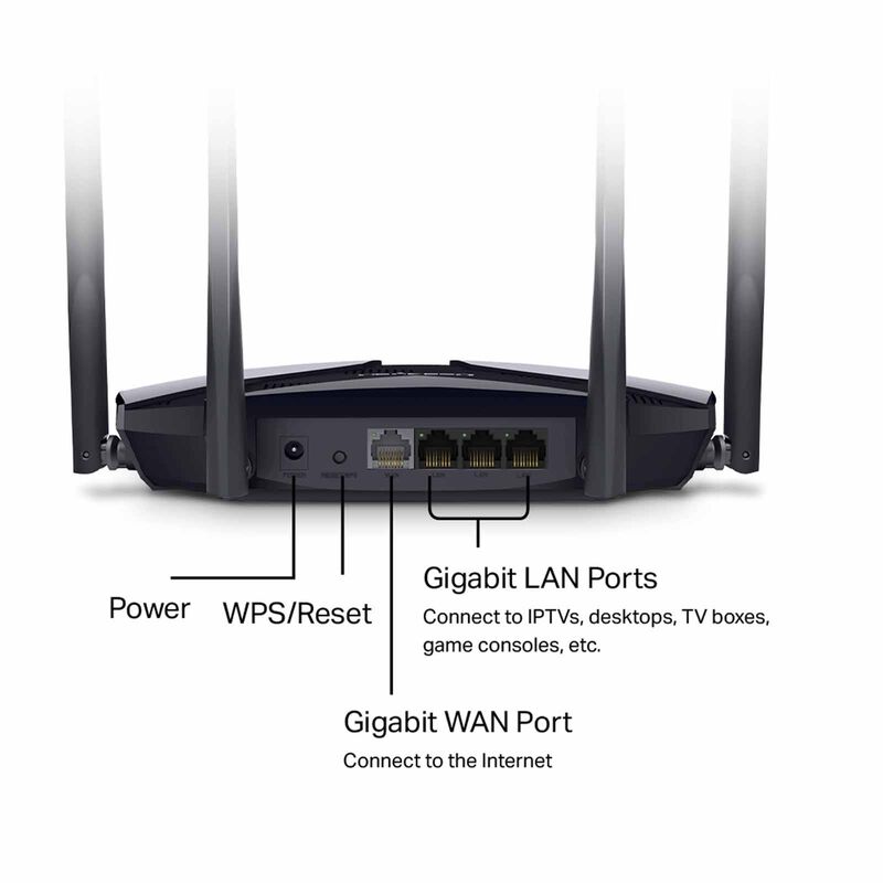TP LINK Ax1800 Dual-band Wifi 6 Router MERCUSYS MR70X-image 6