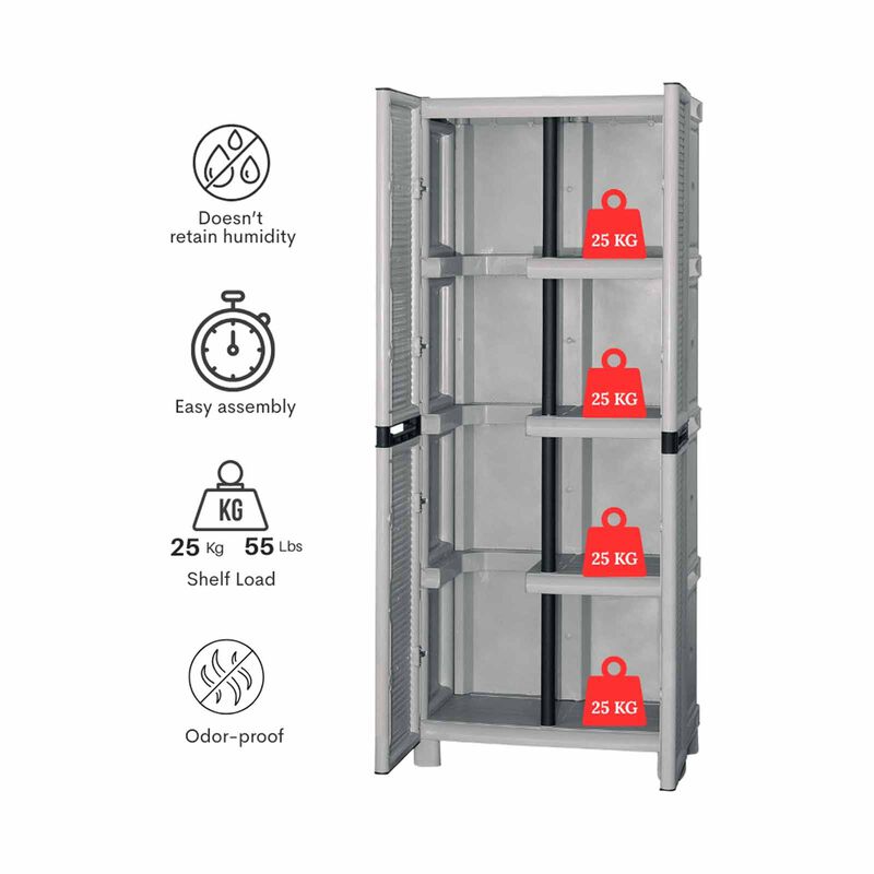 ARTPLAST Linea Concert Wide Multipurpose Cabinet 70x39x172cm CONCERT-image 3