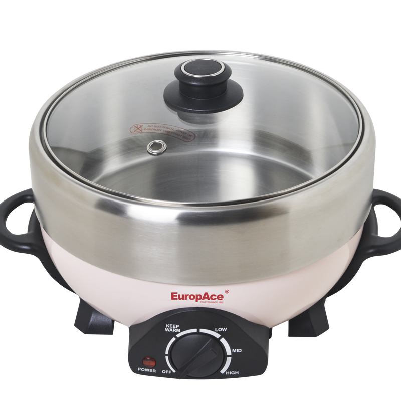 EUROPACE Steamboat With Grill 5l - Pink ESB 3501S-image 1