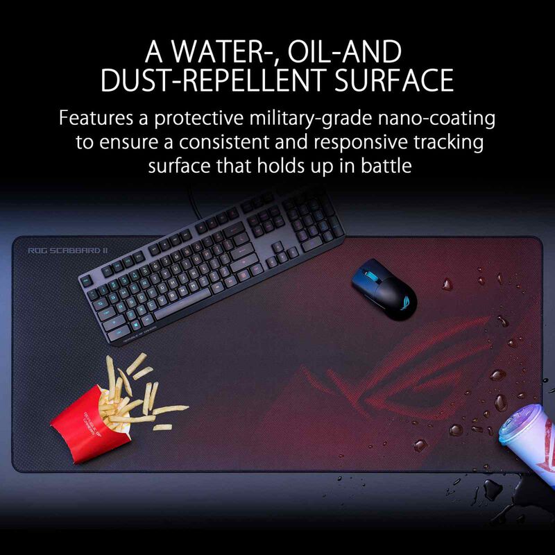 ASUS Extended Gaming Mouse Pad With Protective Nano Coating ROG SCABBARD II-image 2