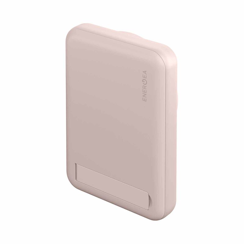 ENERGEA Magpac Mini 10000mah Ultra Slim Magsafe Compatible Powerbank With Built-in Video Stand - Pink MP-MINI-PNK-image 2