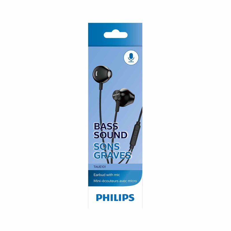 PHILIPS Headphones With Mic TAUE101BK/00-image 3
