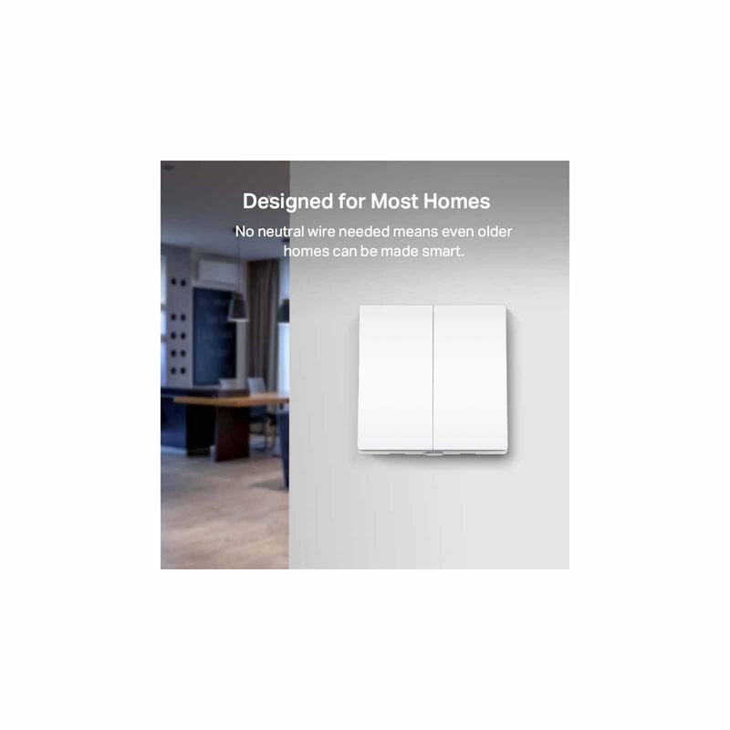 TP LINK Bundle Deal - Smart Ir & Iot Hub (1pcs) + Smart Light Switch, 2-gang 1-way (3pcs) TAPO H110 (1PCS) + TAPO S220 (3PCS)-image 9
