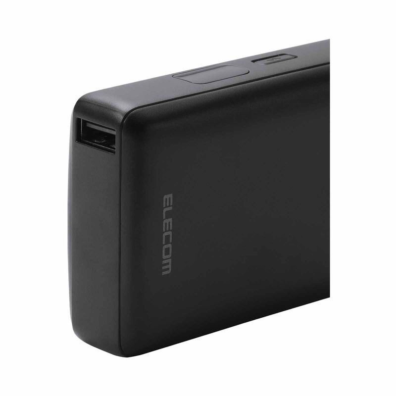 ELECOM Ccc Powerbank With Integrated Cable 10000mah 30w 1c1a DE-A06-10000BK-image 4