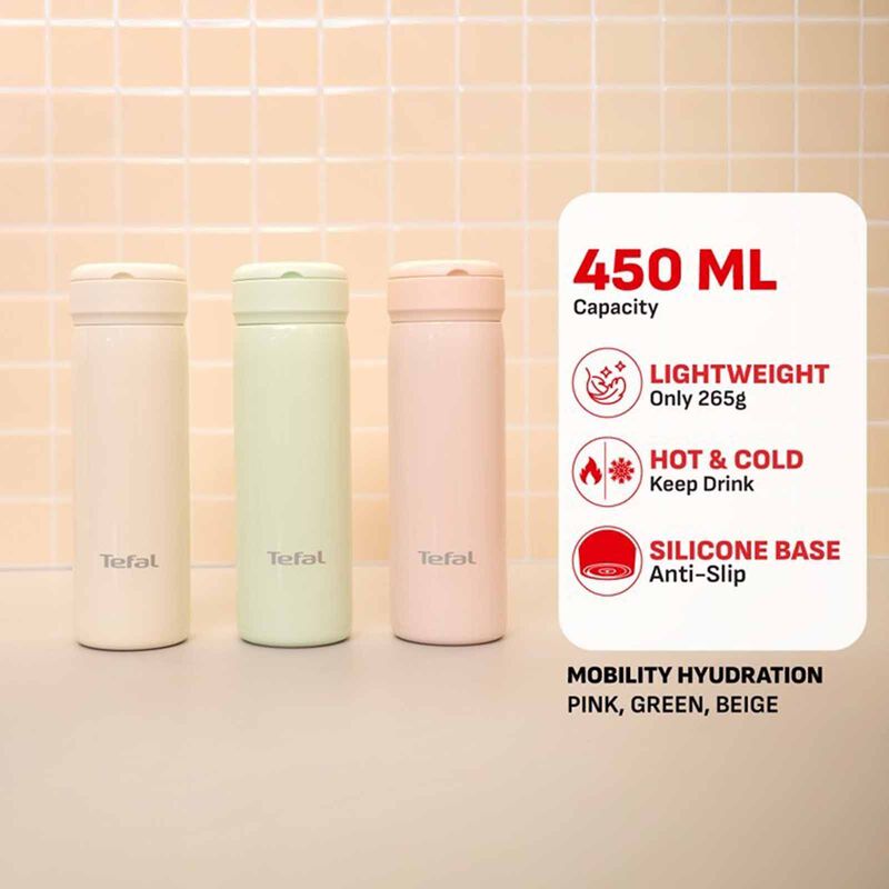 TEFAL Mobility Drinkware 450ml - Pink N37204-image 9