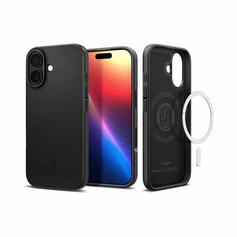 SPIGEN Iphone 17 Thin Fit Magfit Black ACS10373-image 1