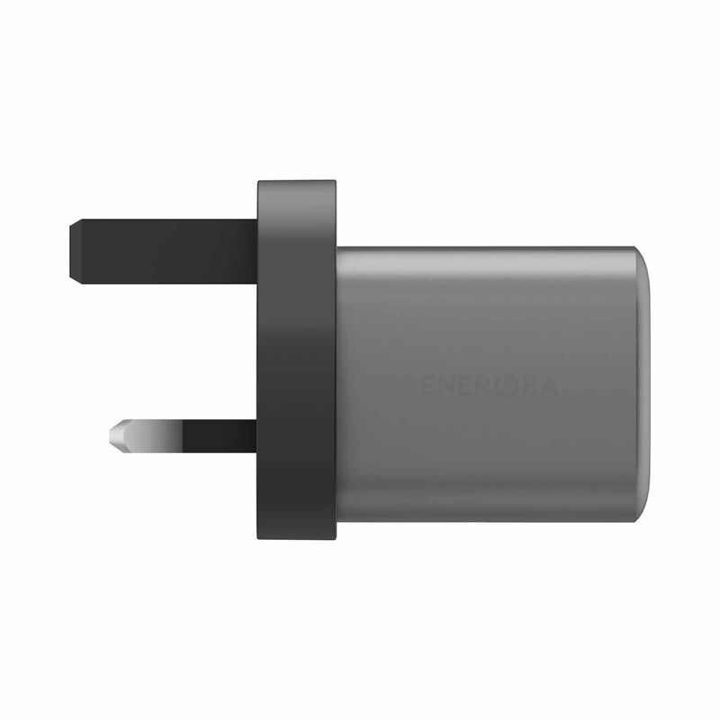 ENERGEA Ampcharge Gan35, 1c1a Pd/pps/qc3.0 Wall Charger,35w (uk) - Gunmetal CHR-AC-GAN35UK-image 4