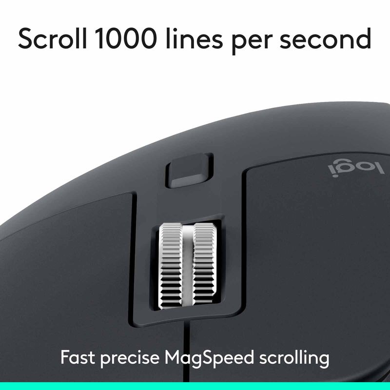 LOGITECH Mx Master 3s Bluetooth Edt Graphite (1y) 910-007502-image 5