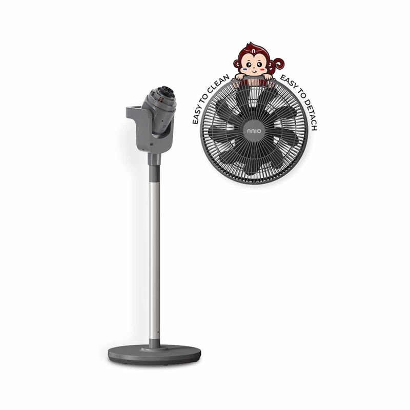 NNIO 12 In Bldc Stand Fan With Remote Control EZ88-image 1