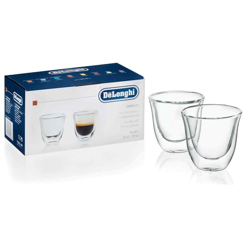 DELONGHI Espresso Double Wall Glasses (2pcs) DLSC310-image 2