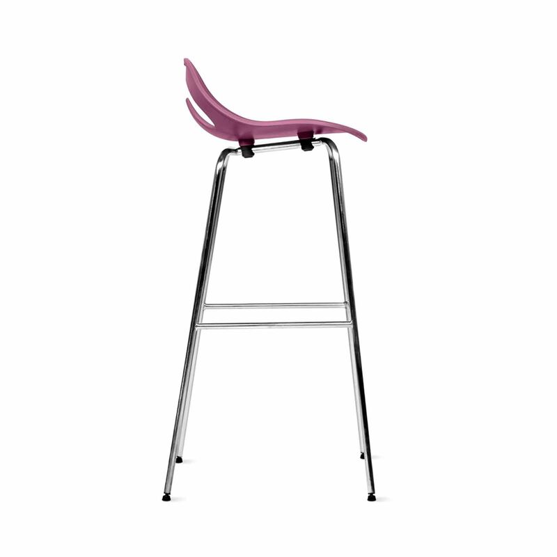 PHOENIX Cocktail High Bar Stool Grape Purple47 X 46 X 96 H Cm COCKTAIL-image 9