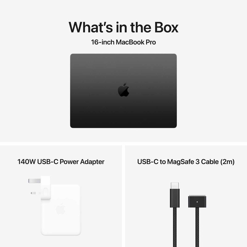 APPLE 16-inch Macbook Pro: M5 Pro Chip With 18-core Cpu And 20-core Gpu, 48gb, 1tb Ssd - Space Black MGEC4ZP/A-image 8