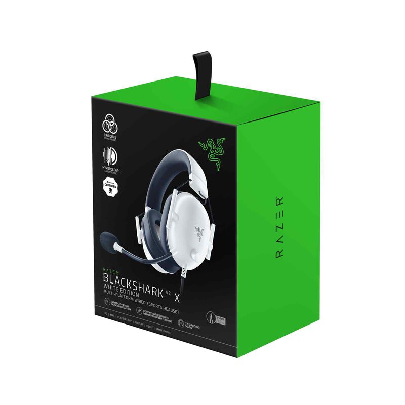 RAZER Blackshark V2 X Wired Gaming Headset White RZ04-03240700-R3M1-image 5