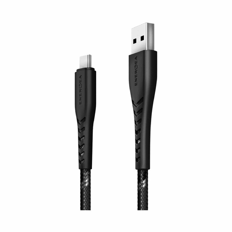 ENERGEA Nyloflex Usb2.0 Usb-a To Usb-c 5a Cable 3m Black CBL-NFAC3A-BLK300-image 2