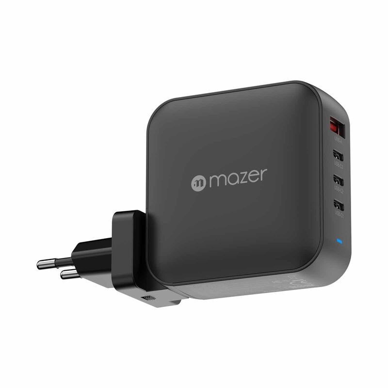 MAZER Prestigegan Pd3.1 165w 3c1a With Travel Plugs - Black M-G165W-V5-BK-image 5