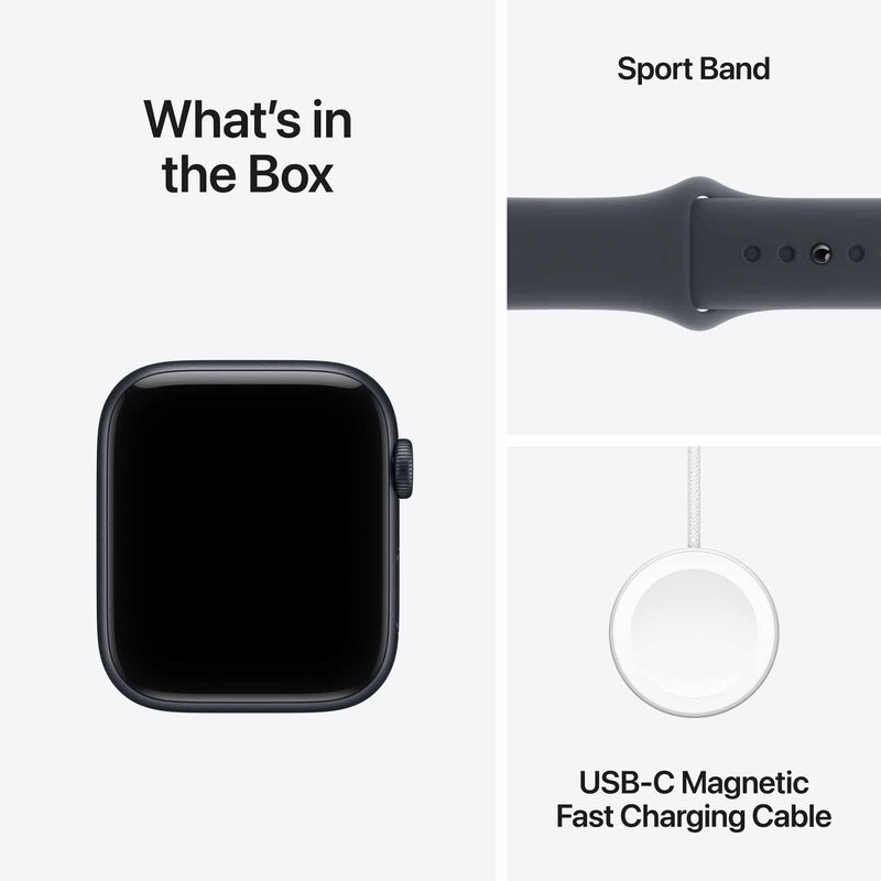 APPLE Watch Se 3 Gps + Cellular 44mm Midnight Aluminium Case With Midnight Sport Band - S/m MEPH4X/A-image 7
