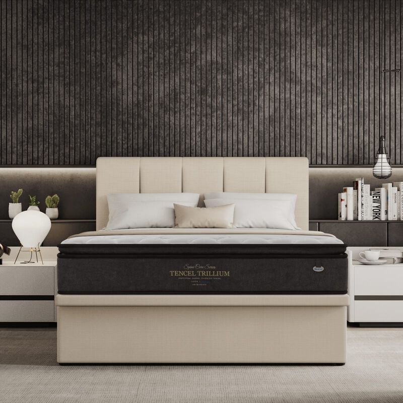 MAXCOIL Single Size Mattress SPINECARE TENCEL TRILLIUM-image 3