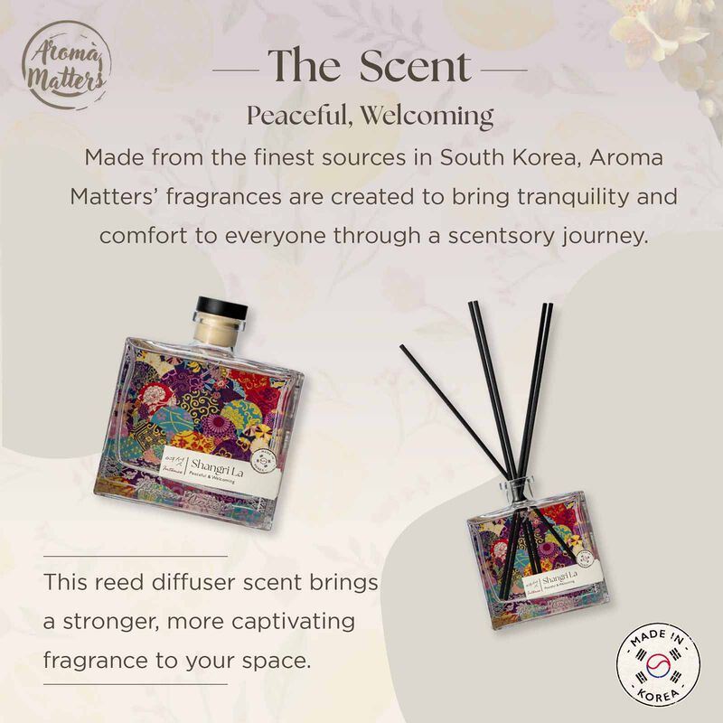 AROMA MATT Shangri La Intense Reed Diffuser 8.45 Fl.oz (250ml) BOTTLE250-SHANGRI LA INTENSE-image 3