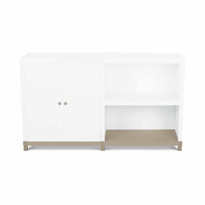 PHOENIX Flo Modular Plastic Storage Indoor Cabinet (snow) S5 CABINET LOW