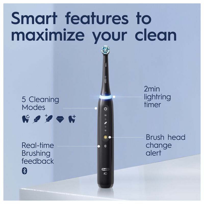 ORAL-B Electric Toothbrush - Black IO 5-image 2