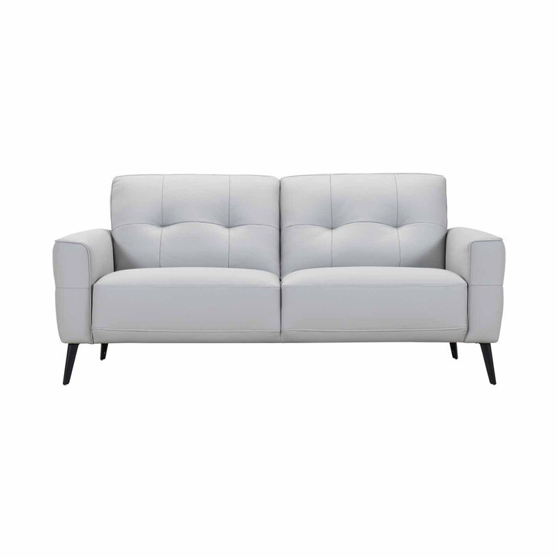 3 Seater (fab) Light Grey Fabric Sofa ALINA-image 1
