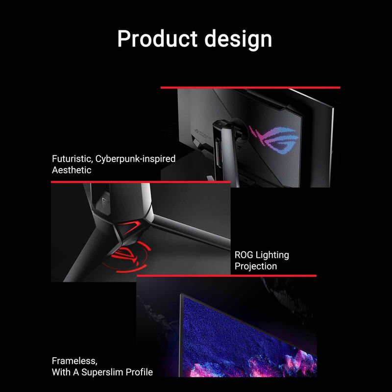 ASUS 32in Rog Swift Oled Uhd 240hz Gaming Monitor PG32UCDM-image 5