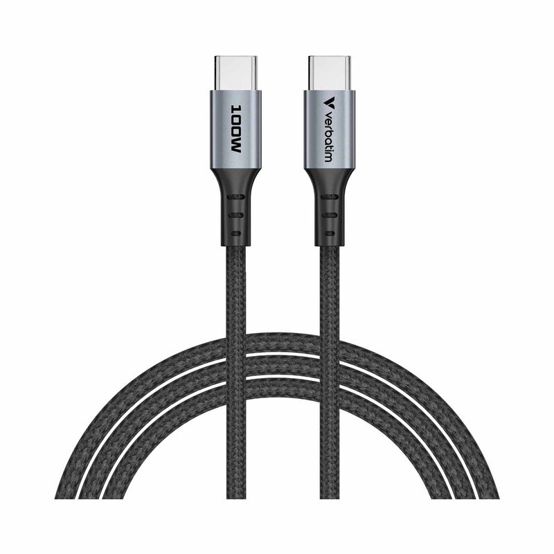 VERBATIM Sync & Charge Usb C To Usb C 100w 120 Cm VM31846-image 1