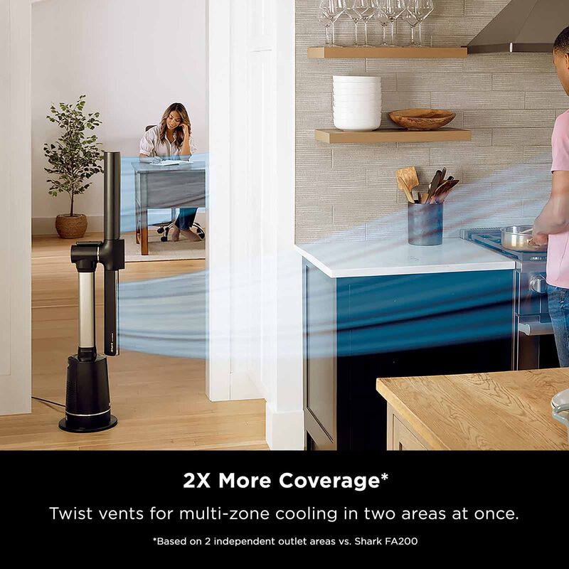SHARK Turboblade Bladeless Tower Fan - Charcoal TF200 - CHARCOAL-image 10