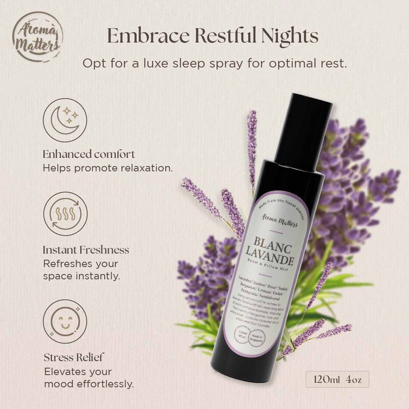 AROMA MATT Room & Pillow Mist - Blanc Lavande RS_BLANC LAVANDE-image 3