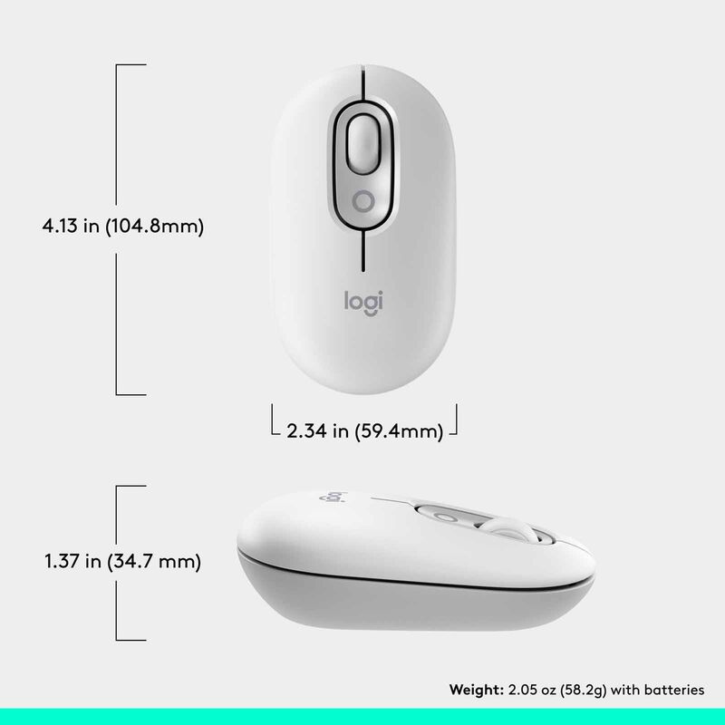 LOGITECH Pop Mouse With Emoji - Off White 910-007400-image 14