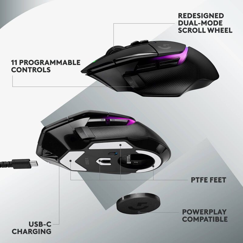 LOGITECH G502 X Plus Lightspeed Rgb Mse Black 910-006164-image 19