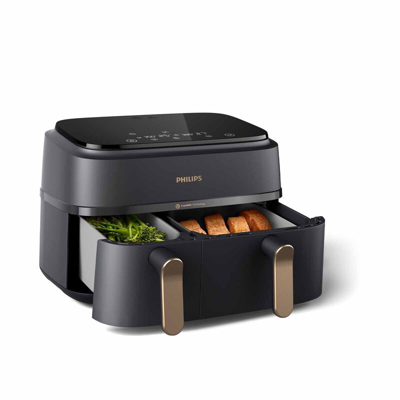 PHILIPS Series 3000 Airfryer Dual Basket (9.0l) NA352/00-image 4