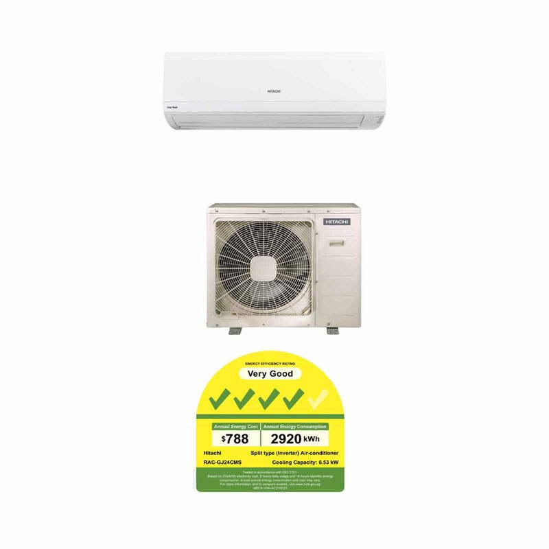 HITACHI Single Split Aircon RAS-GJ24CMS / RAC-GJ24CMS-image 1