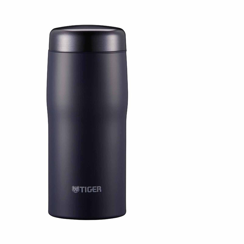 TIGER 240ml Vacuum Insulated Stainless Steel Bottle - Blue Black MJF-A024 (AF)-image 1
