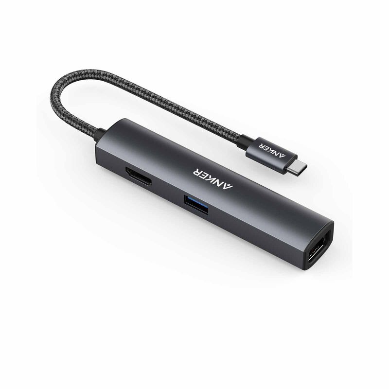 ANKER Powerexpand+ 5-in-1 C Ethernet Hub Gy A8338HA1-image 2