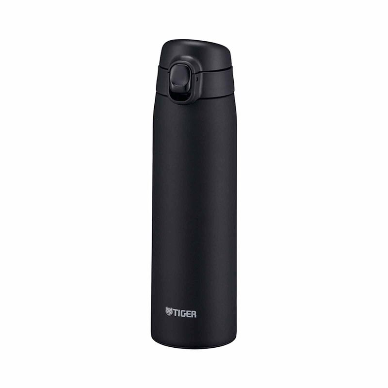 TIGER 0.5lt Push-button Lid Stainless Steel Bottle (stone Black) MCT-K050 (KK)-image 1